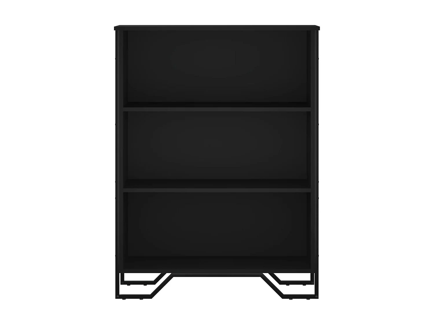 Estante 80x31x106 cm derivados de madeira preto