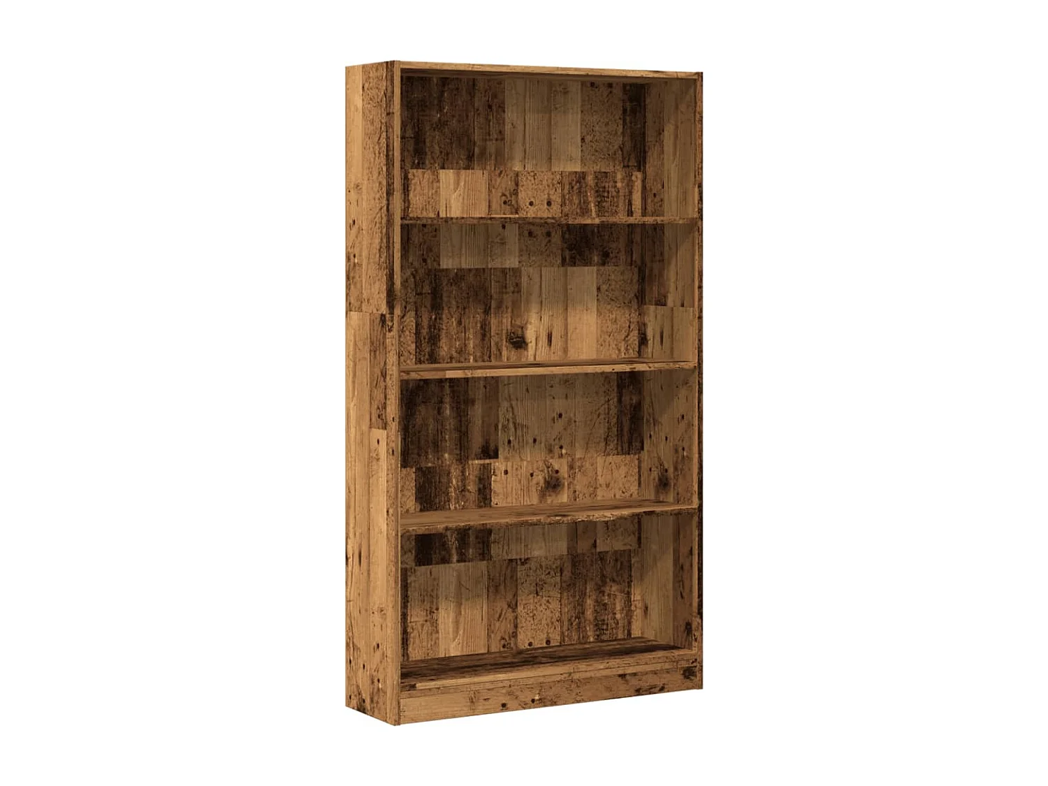 Bibliothèque vieux bois 80x24x143 cm bois d'ingénierie