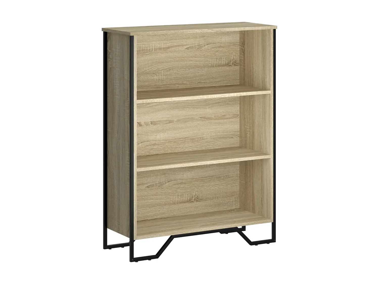 Bibliothèque chêne sonoma 80x31x106 cm bois d'ingénierie