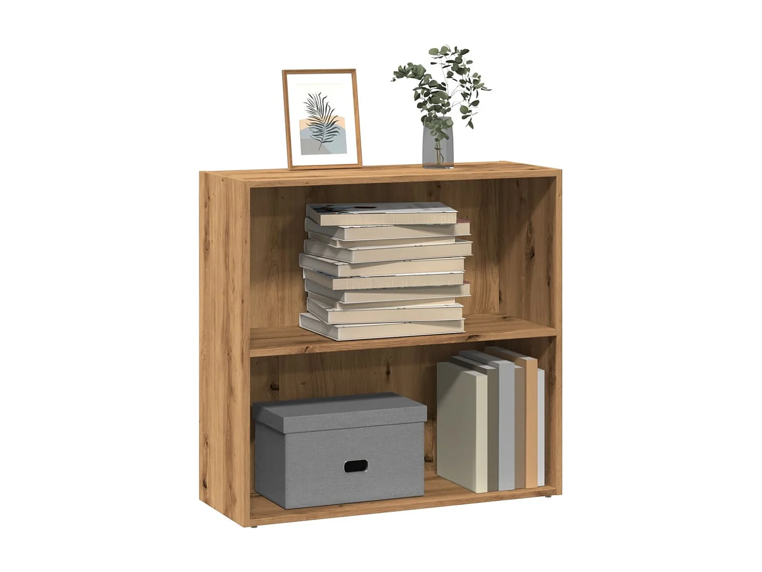 Libreria Rovere Artigianale 80x30x77 cm in Legno Multistrato