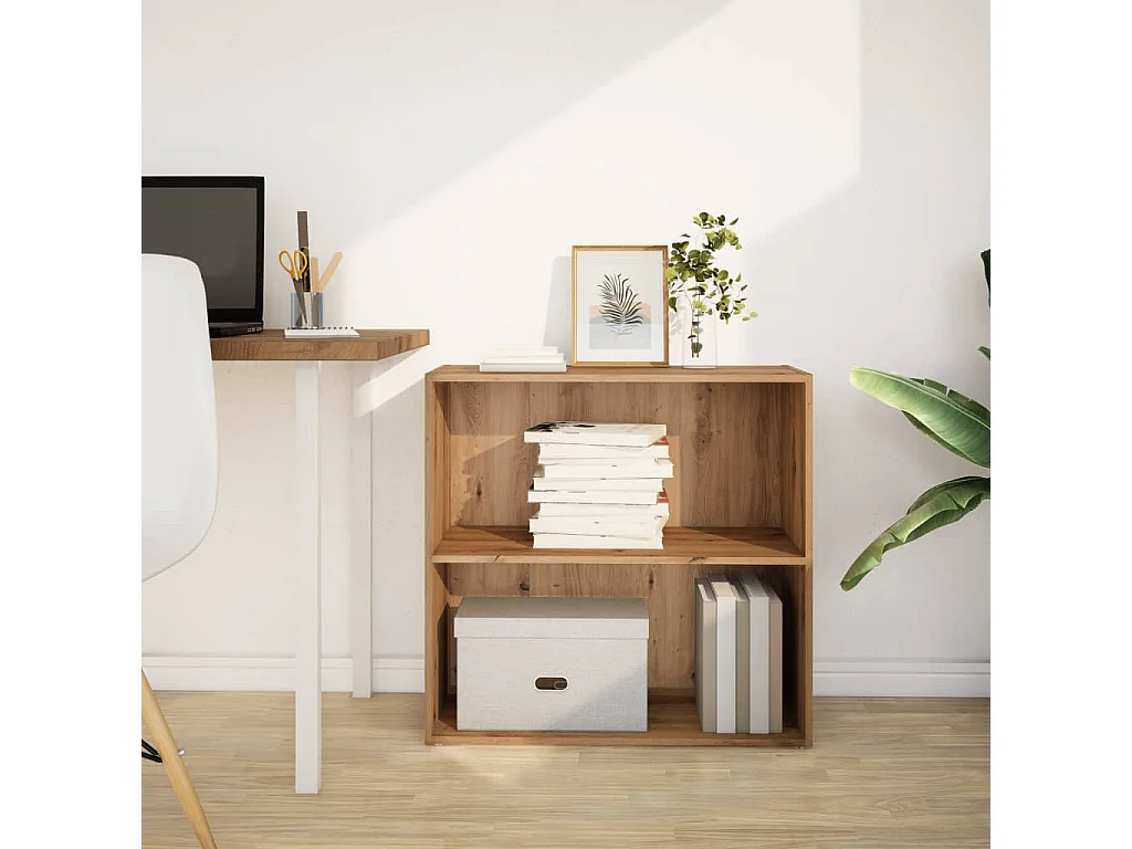 Libreria Rovere Artigianale 80x30x77 cm in Legno Multistrato