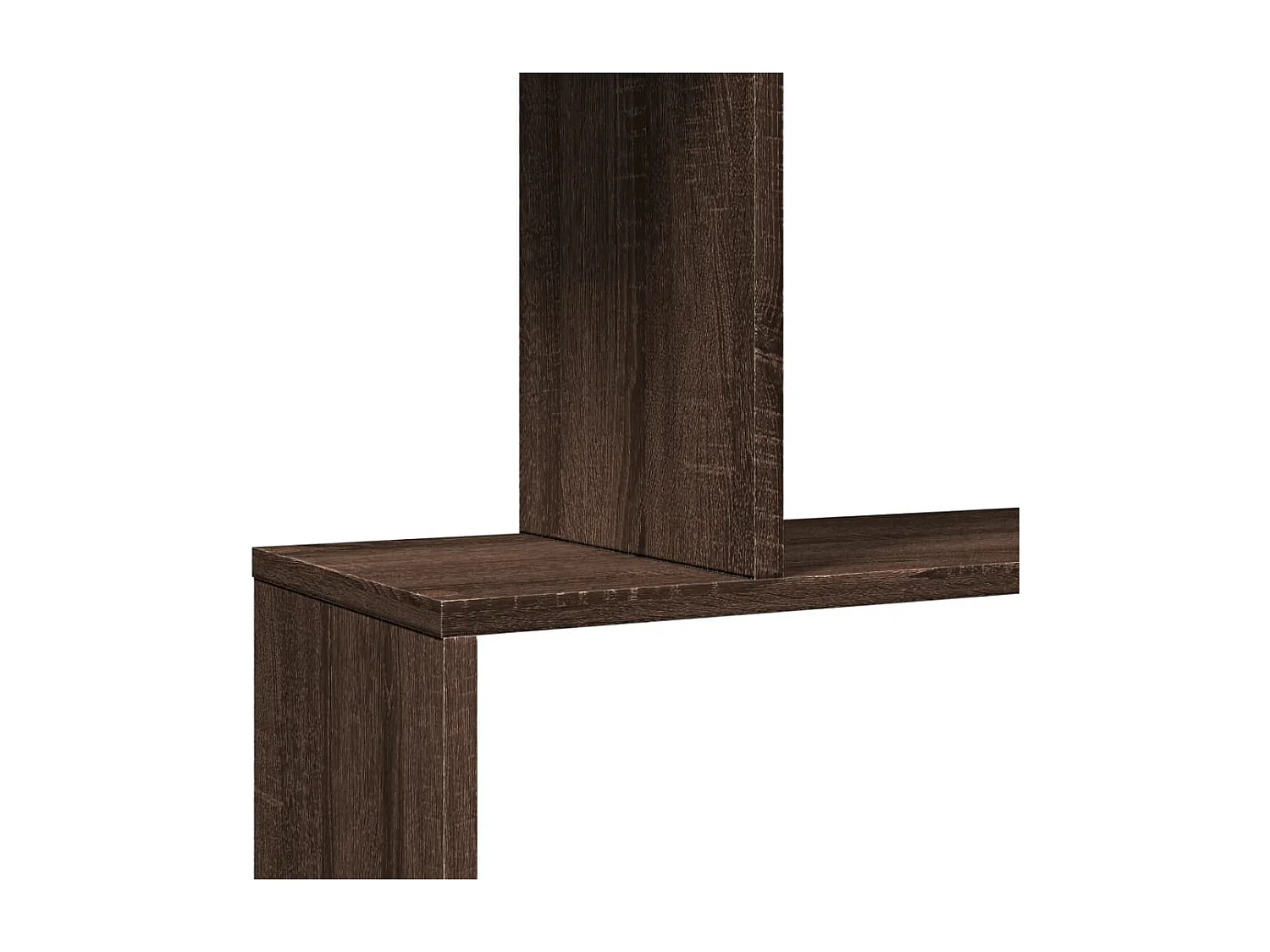 Bibliothèque sonoma gris 40x24x143 cm bois d'ingénierie