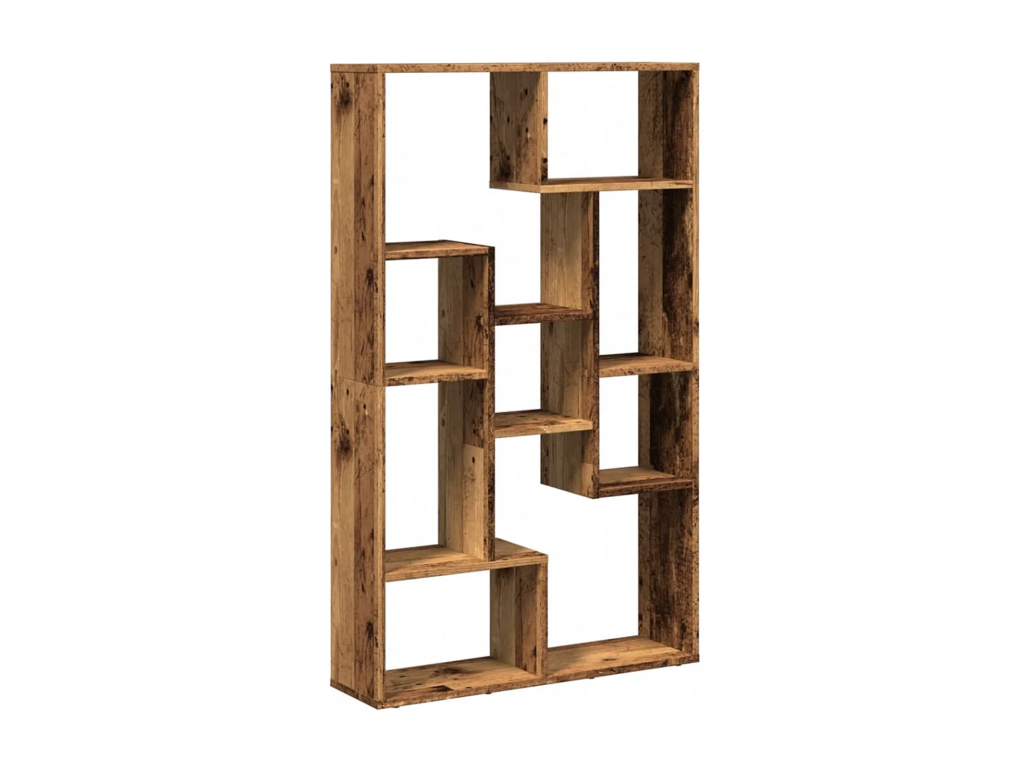 Bibliothèque vieux bois 72x20x120 cm bois d'ingénierie