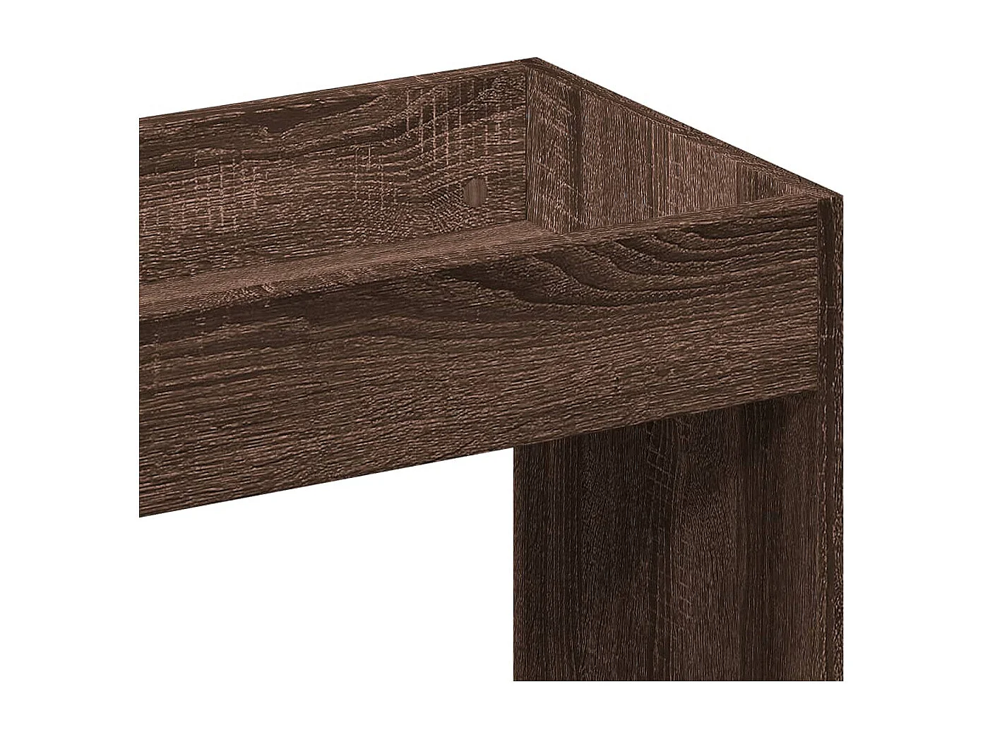 Bibliothèque vieux bois 72x20x120 cm bois d'ingénierie