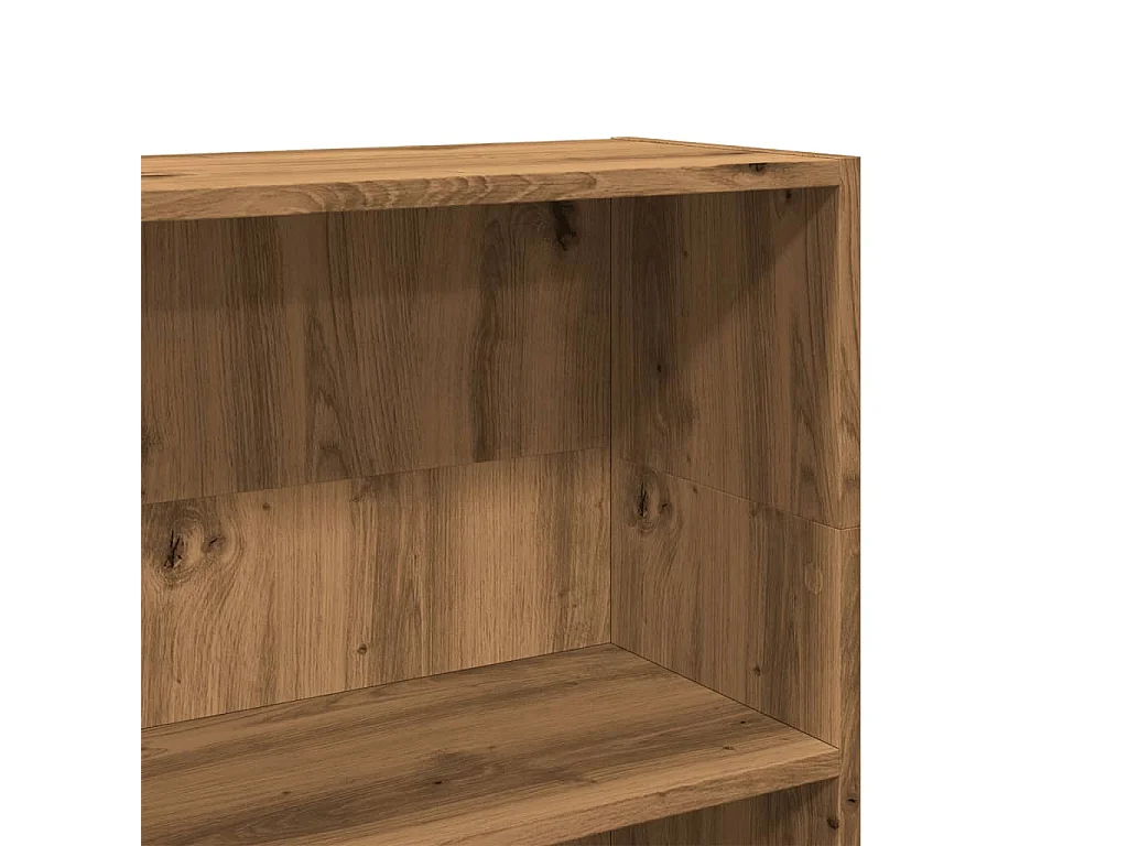 Estantería de madera de ingeniería gris Sonoma 40x30x152 cm