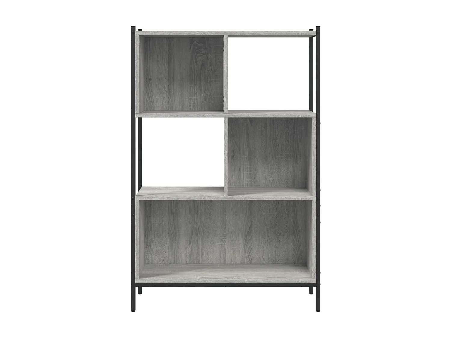 Bibliothèque sonoma gris 72x28x109 cm bois d'ingénierie