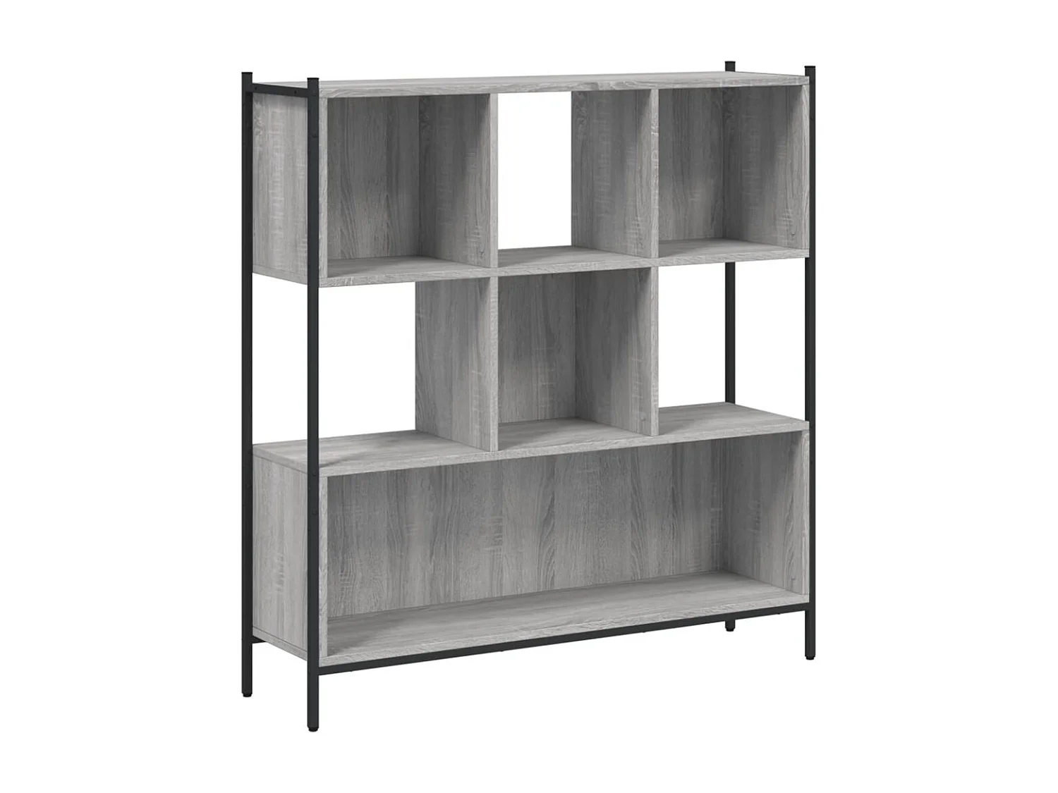 Bibliothèque chêne sonoma 155,5x24x166,5 cm bois d'ingénierie