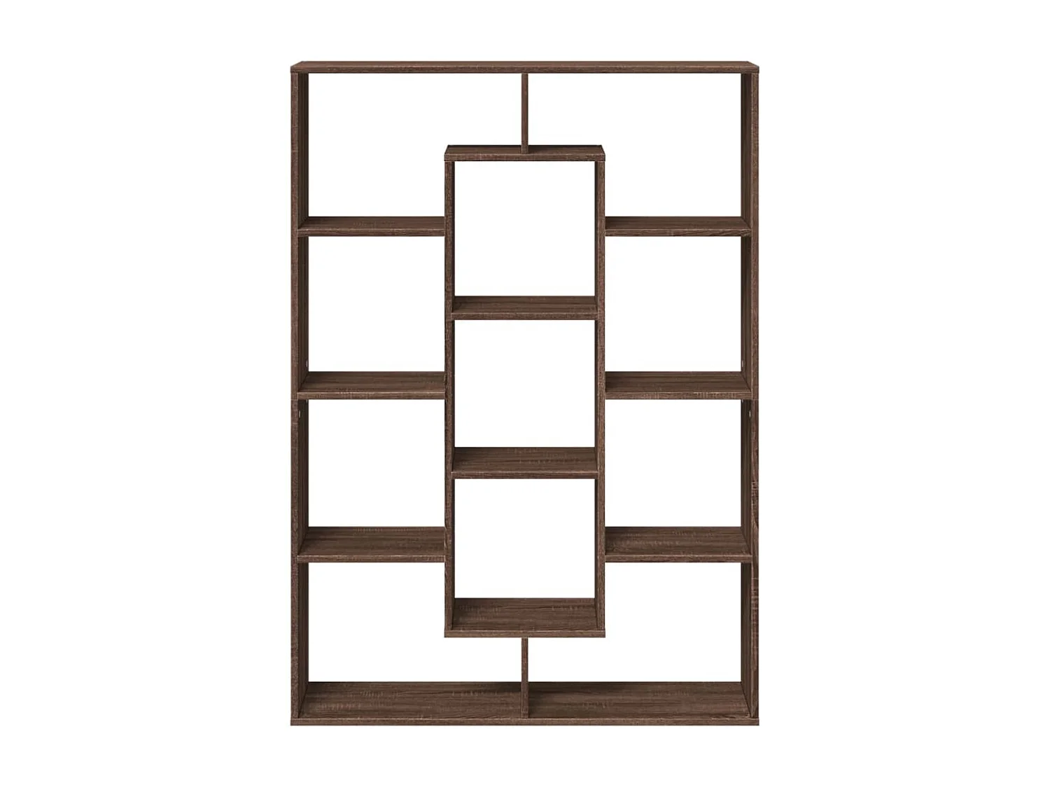 Libreria Rovere Marrone 102x29x143 cm in Legno Multistrato