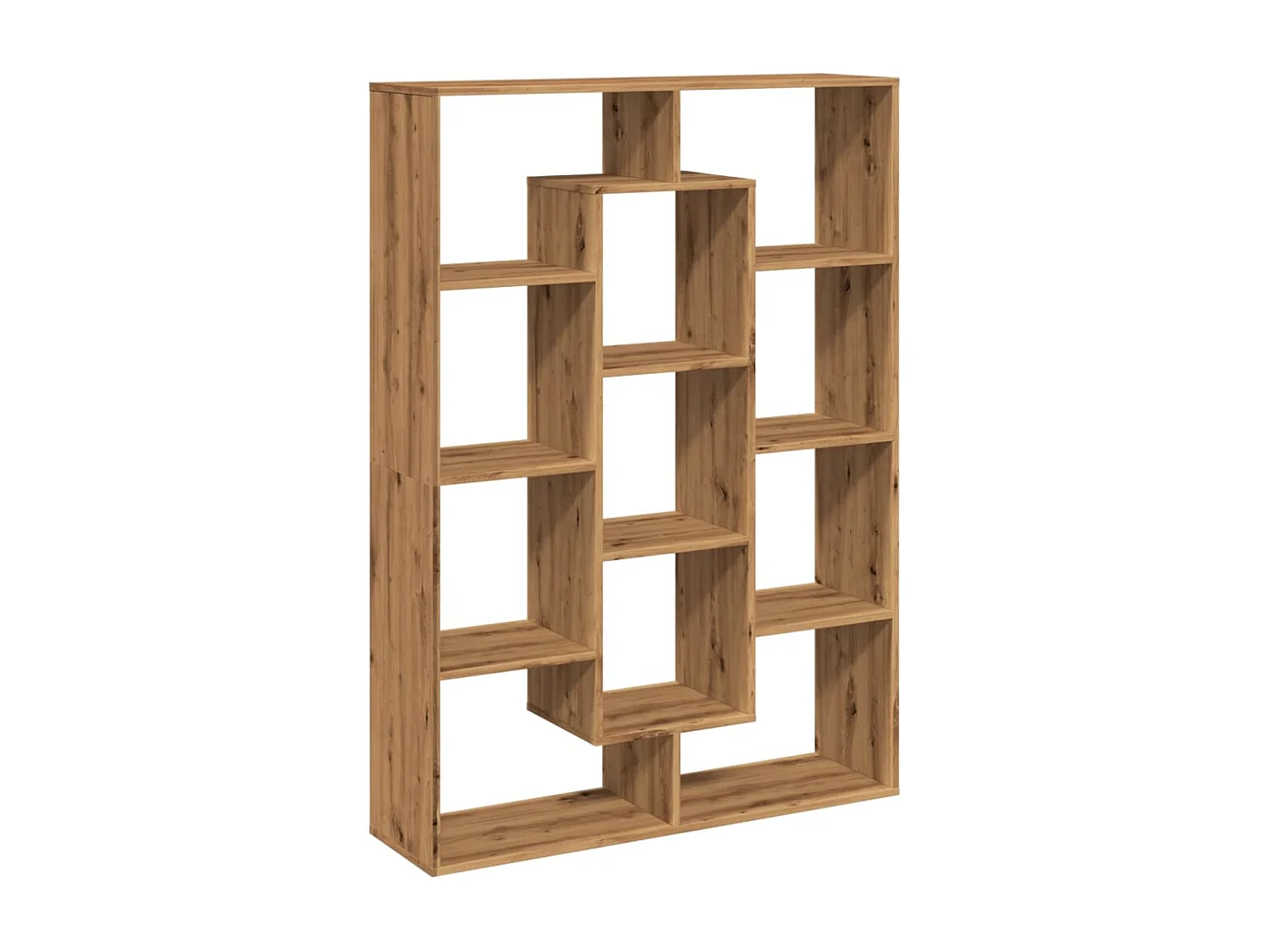 Libreria Rovere Marrone 102x29x143 cm in Legno Multistrato