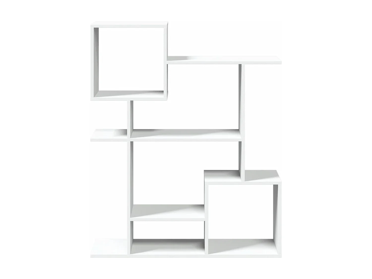 Libreria Divisorio Bianca 92x29x112 cm in Truciolato