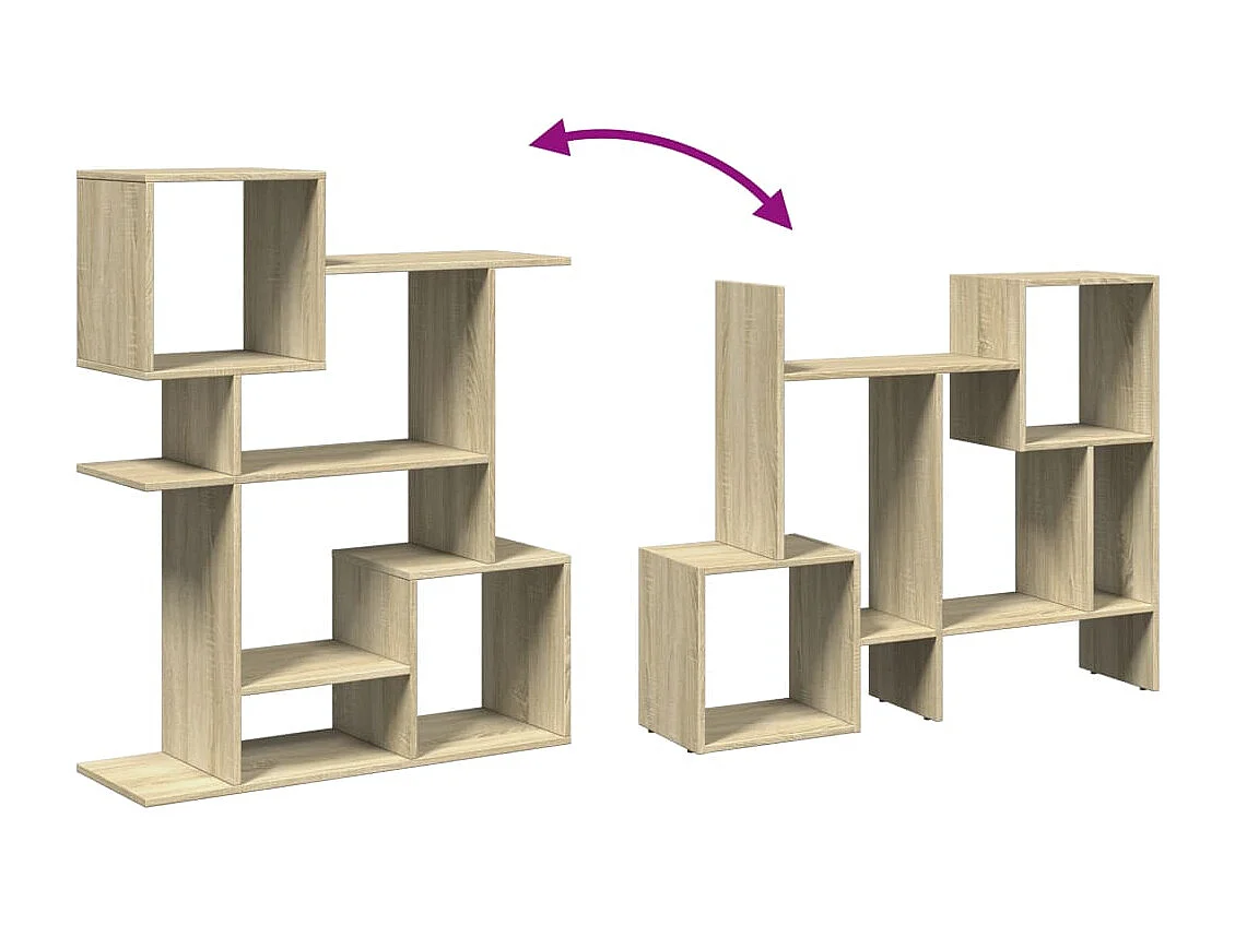 Libreria Divisorio Bianca 92x29x112 cm in Truciolato