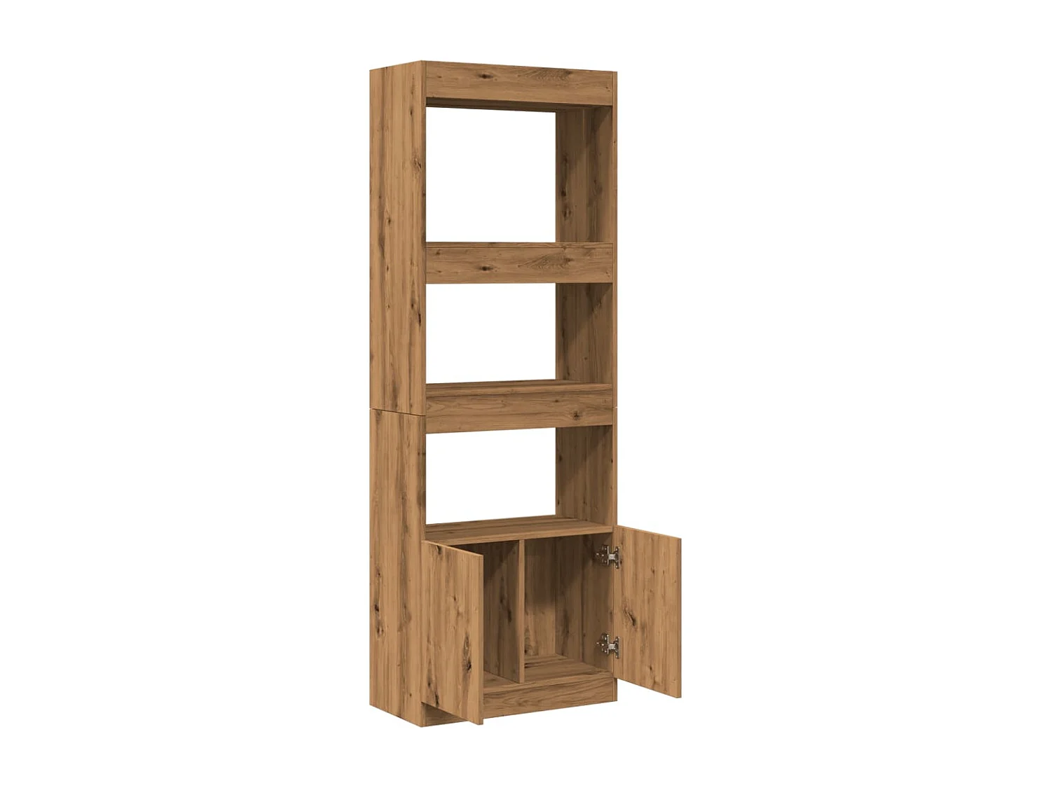 Aparador de madera de ingeniería gris Sonoma 92x33x100 cm