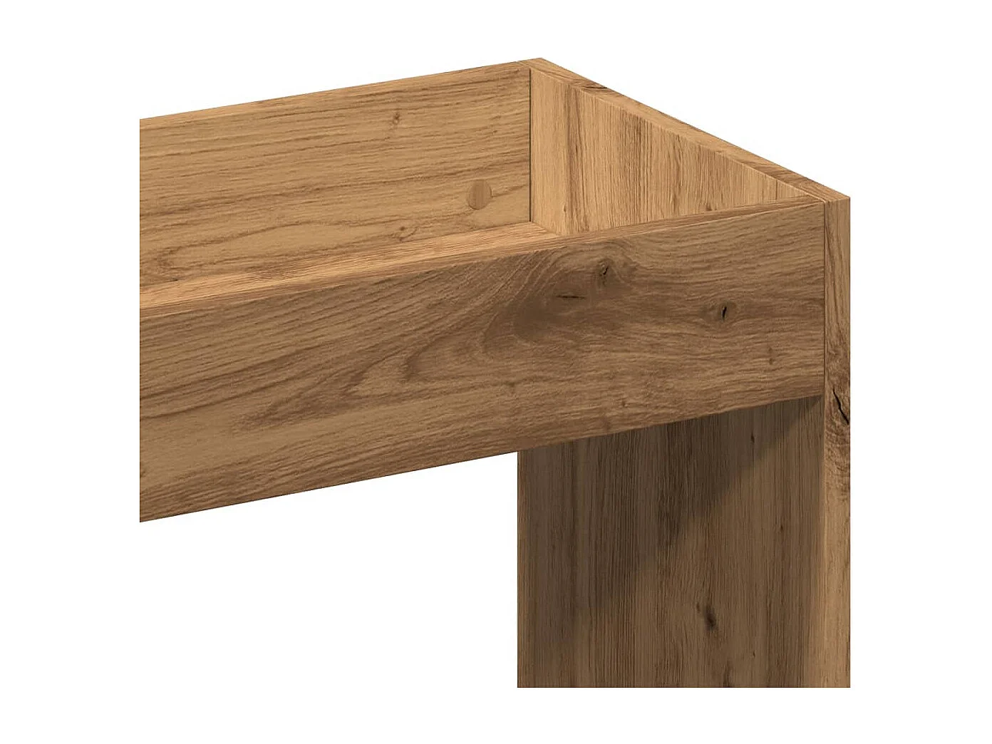 Buffet haut sonoma gris 92x33x100 cm bois d'ingénierie