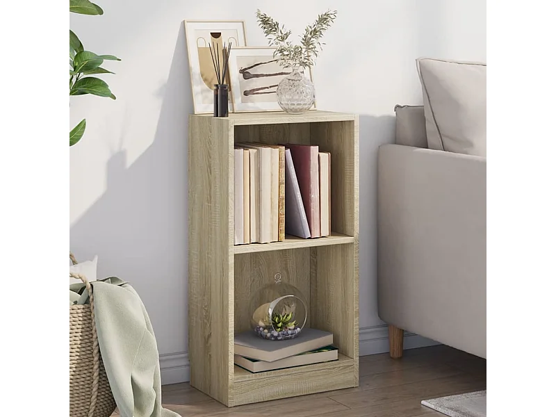 Bibliothèque Chêne sonoma 40x24x75 cm Bois d'ingénierie