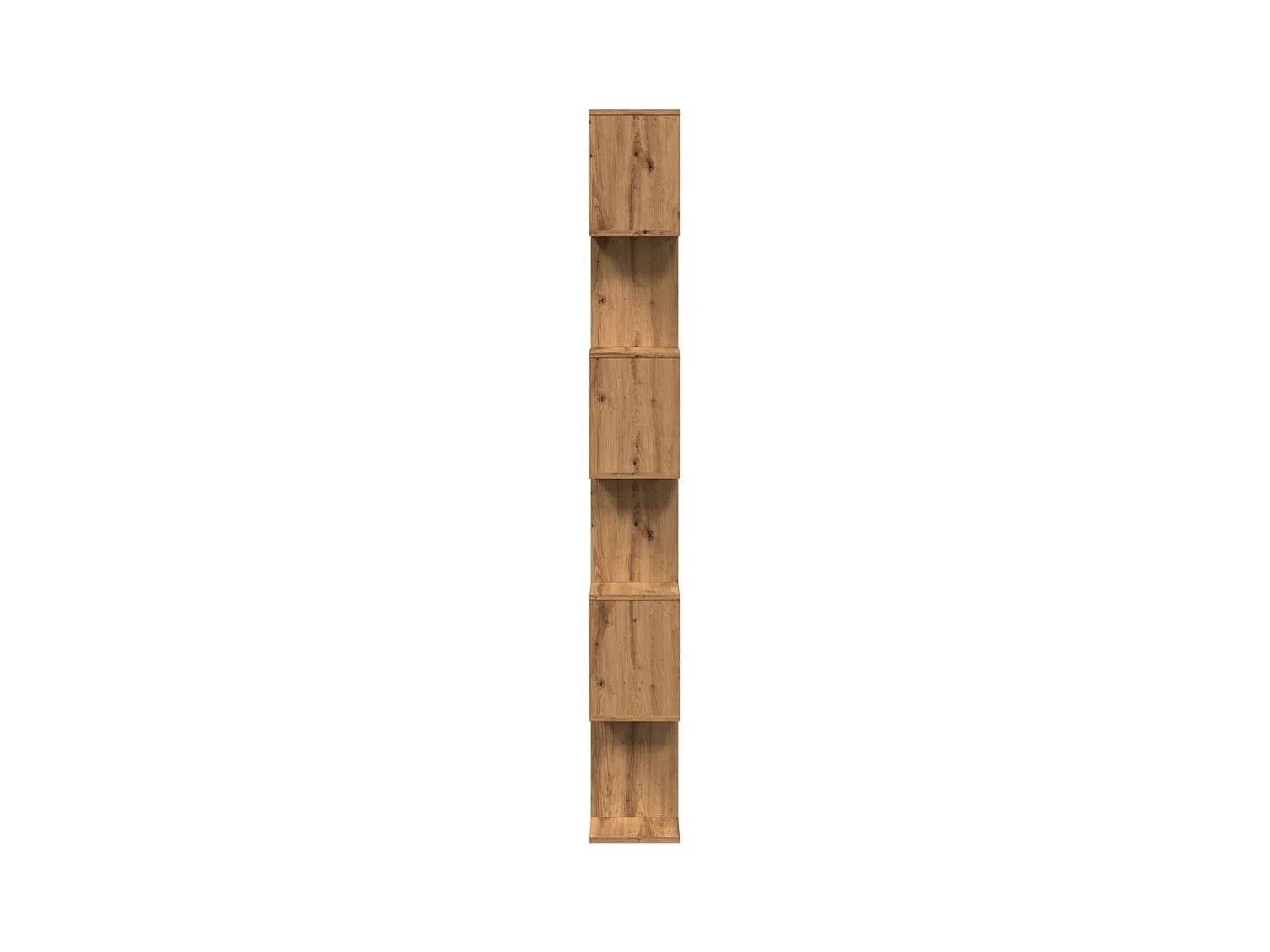 Kamerscherm / boekenkast 6-laags 70x24x193 cm hout sonoma eiken