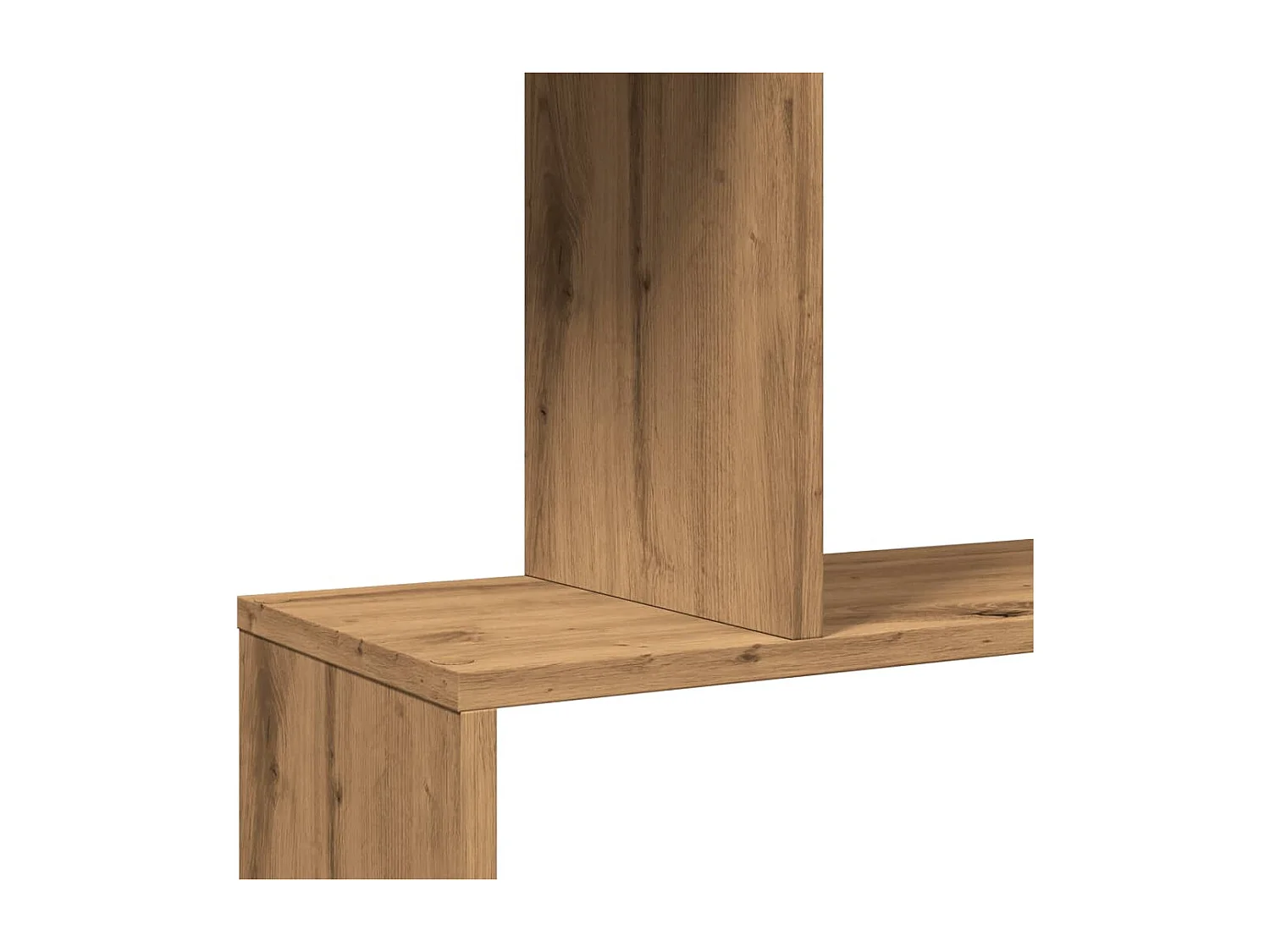 Étagère séparatrice de pièce 6 niveaux chêne sonoma 70x24x193cm