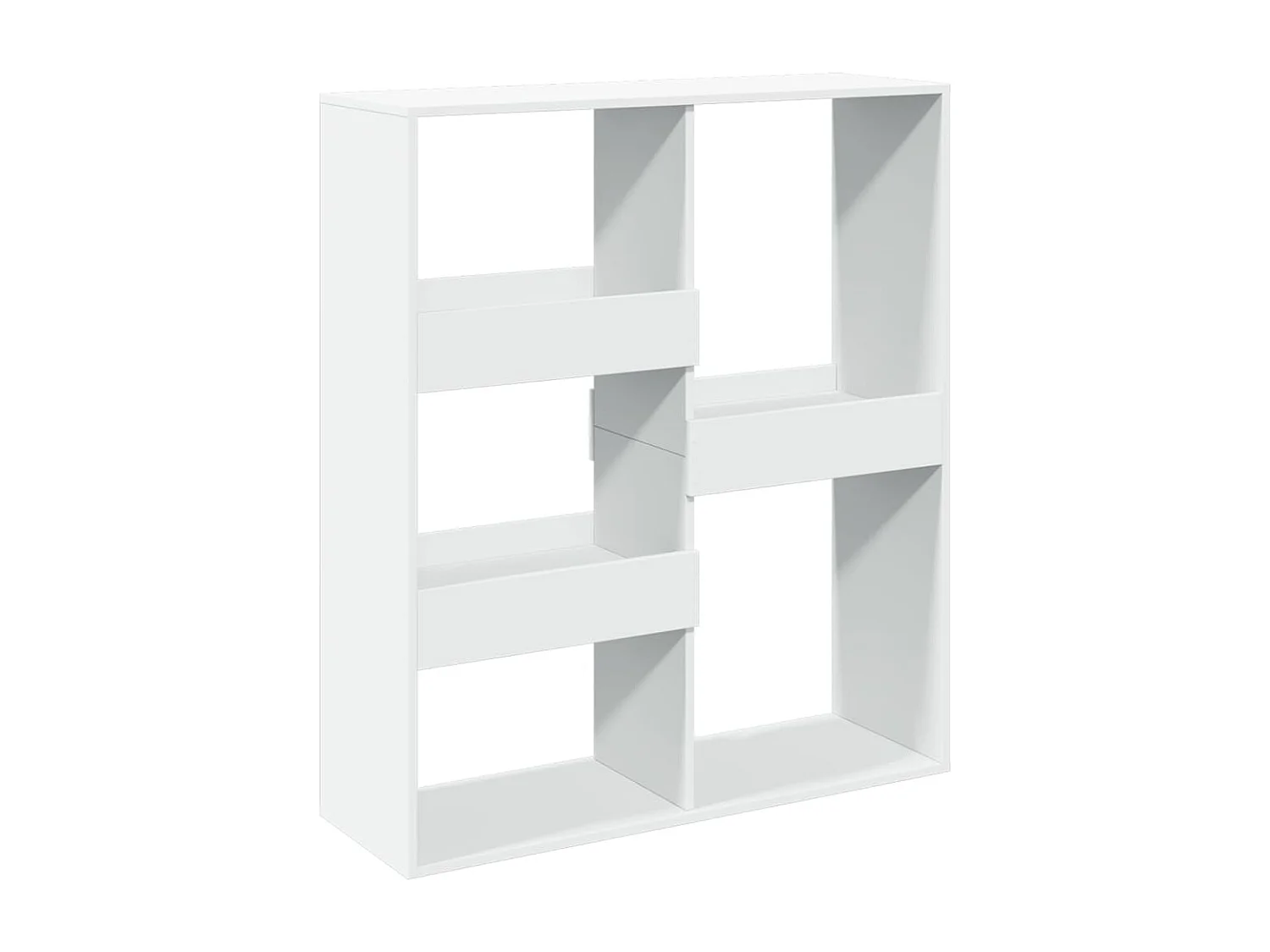 Cloison de séparation blanc 100x33x115 cm bois d'ingénierie