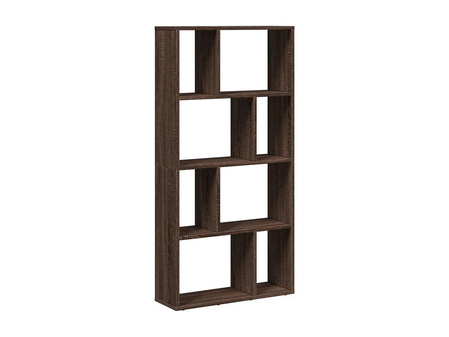 Bibliothèque chêne marron 60x20x120 cm bois d'ingénierie