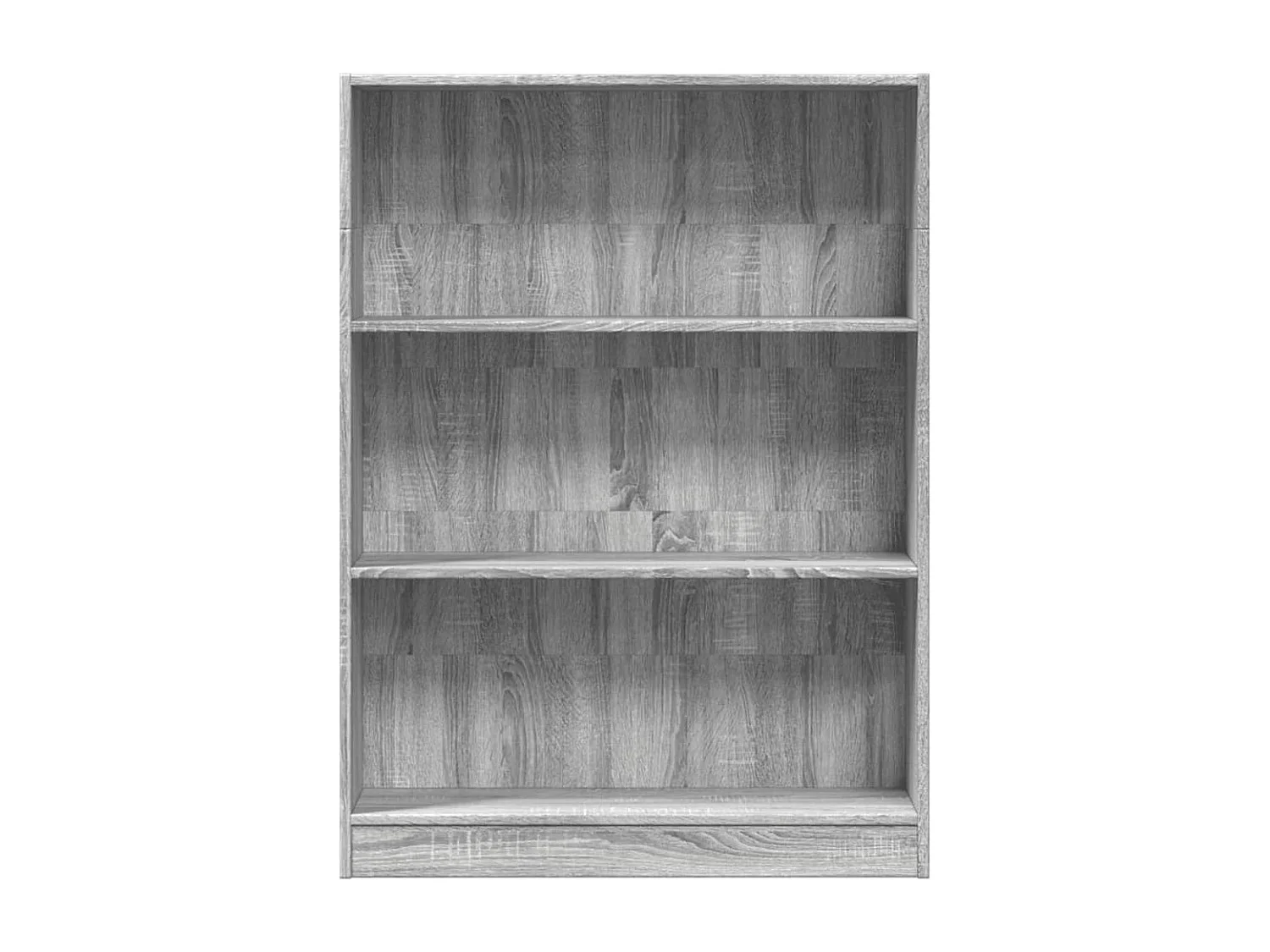 Estantería de madera de ingeniería gris Sonoma 80x24x109 cm