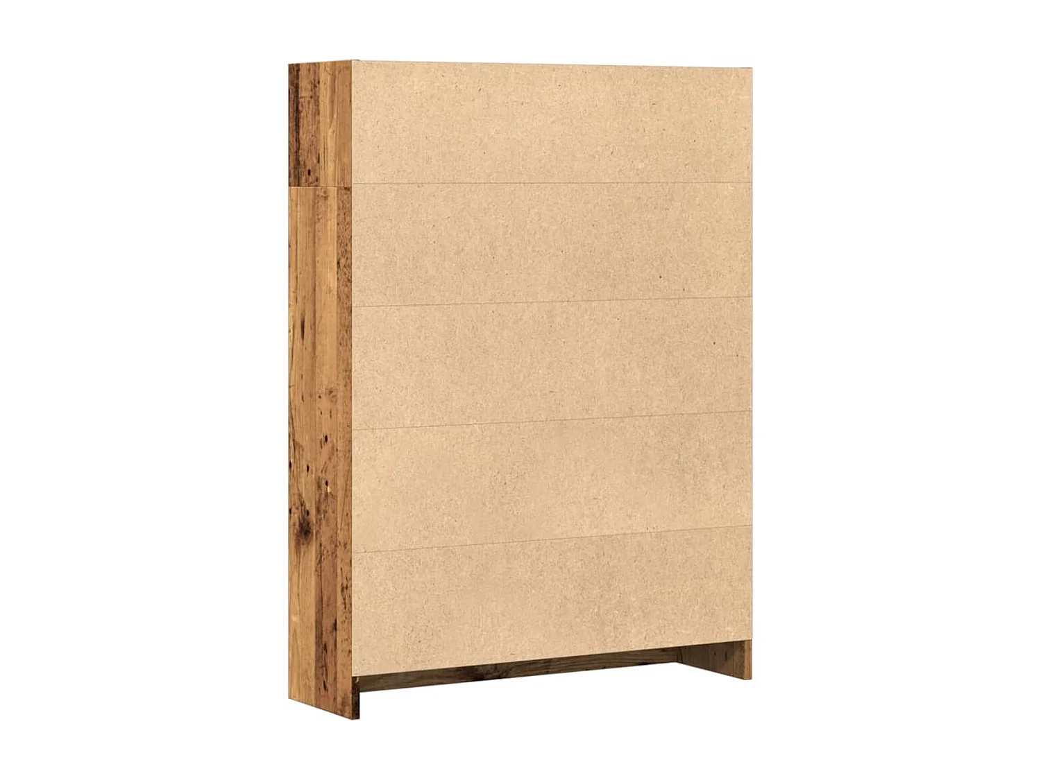 Bibliothèque sonoma gris 80x24x109 cm bois d'ingénierie