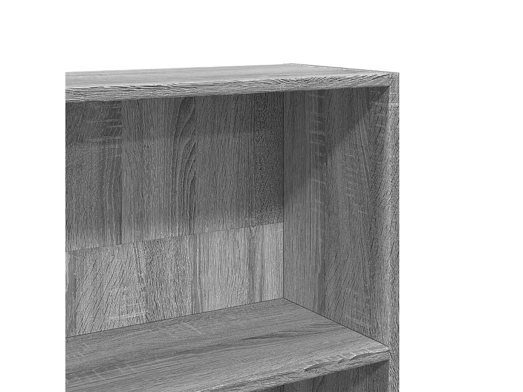 Estantería madera de ingeniería color envejecido 60x24x176 cm