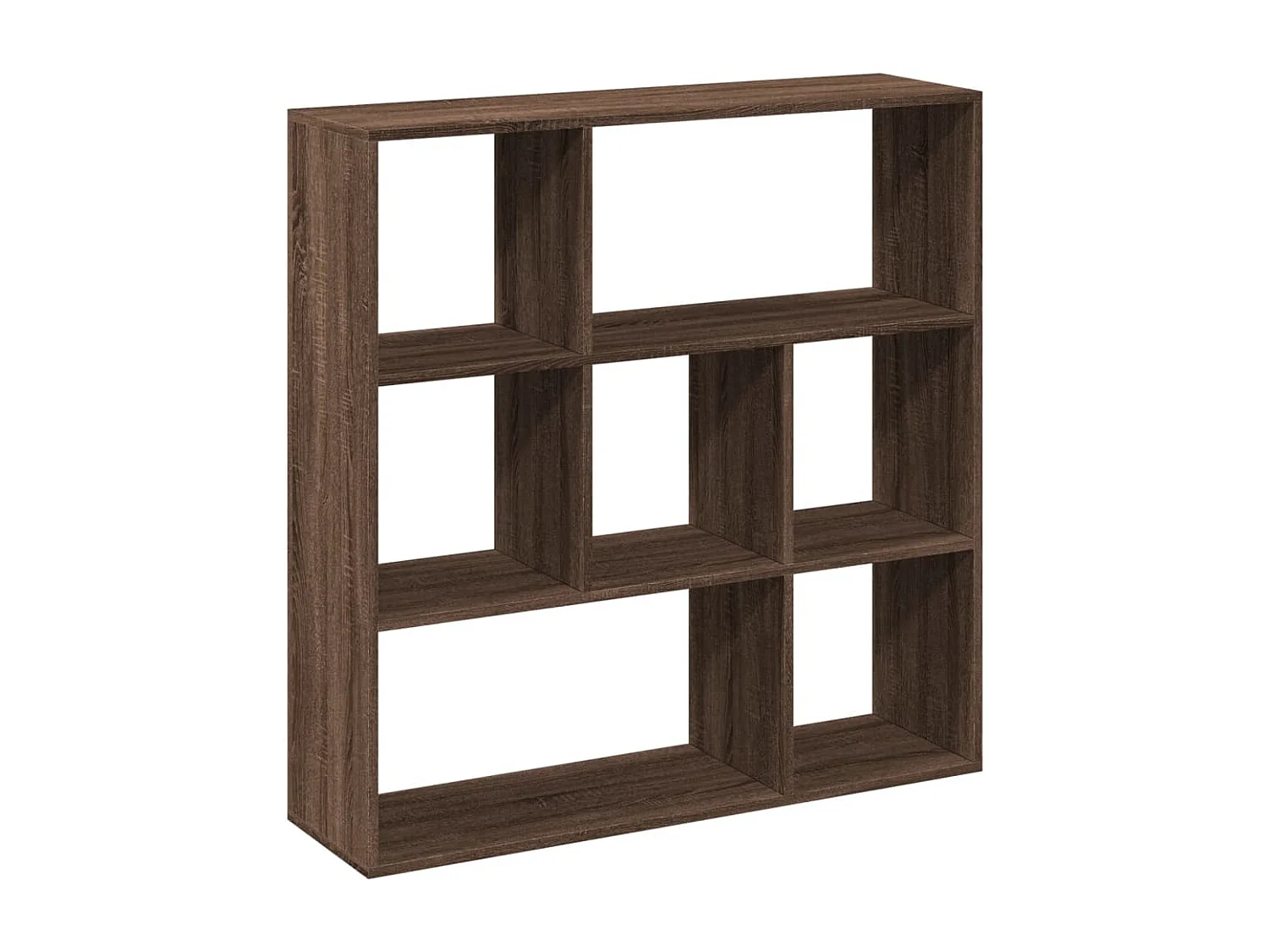 Libreria Divisorio Rovere Marrone 102x29x103,5 cm in Truciolato