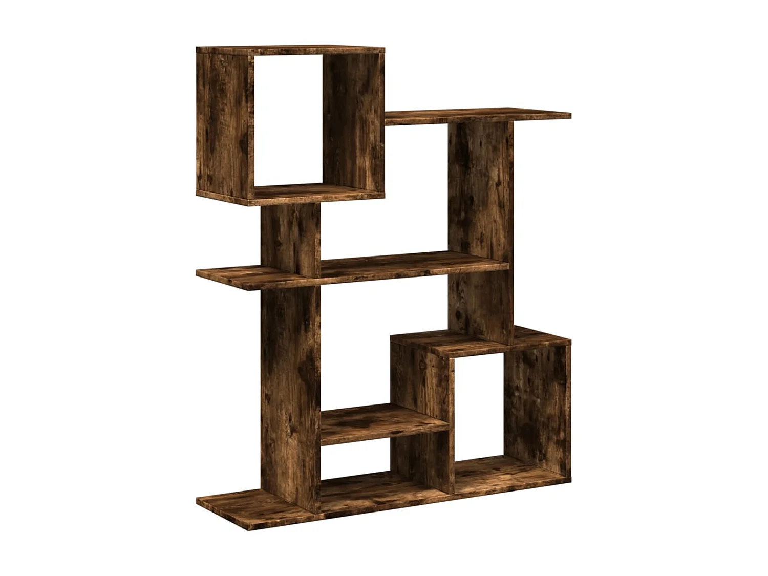 Estante divisória 92x29x112cm derivados madeira carvalho fumado