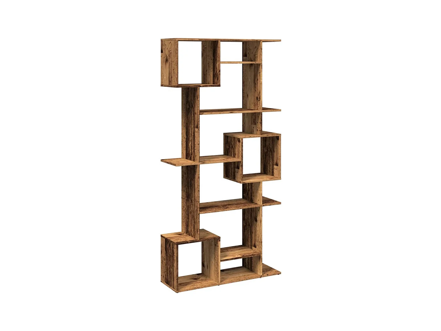 Libreria Divisorio 3Ripiani Grigio Cemento 99x29x99 Truciolato