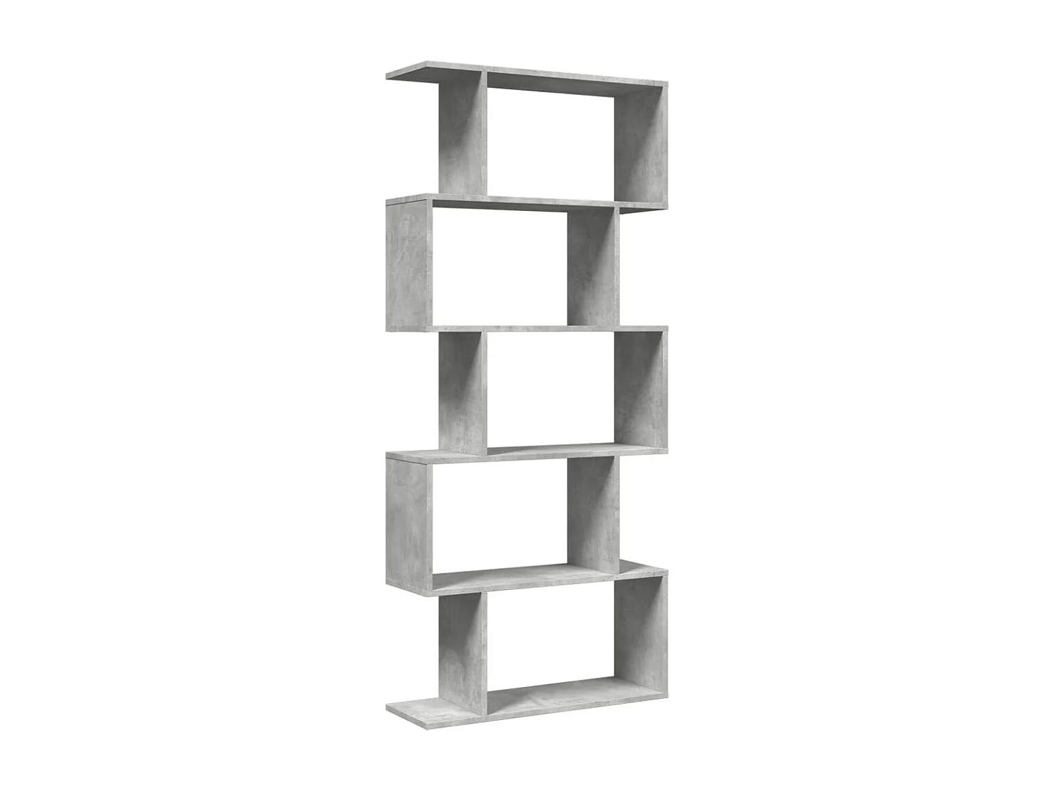 Bibliothèque blanc 132x29x141,5 cm bois d'ingénierie