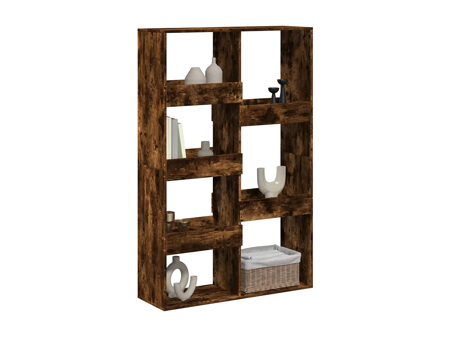 Divisorio Rovere Fumo 100x33x155,5 cm in Truciolato