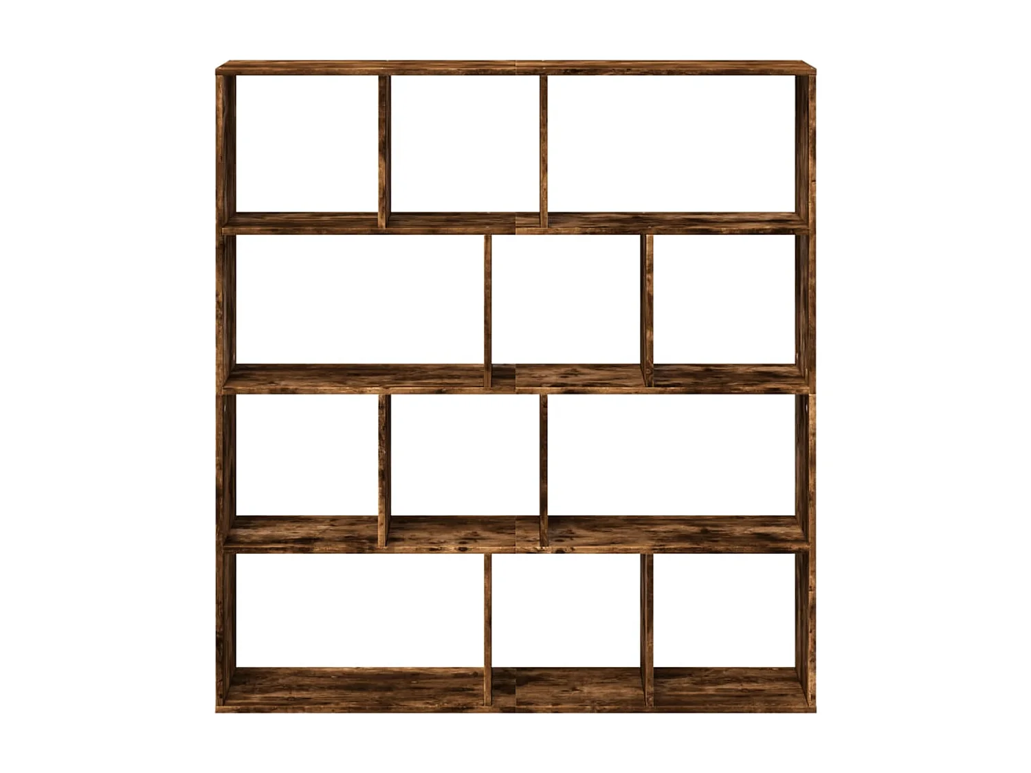 Bücherregal Räuchereiche 132x29x141,5 cm Holzwerkstoff