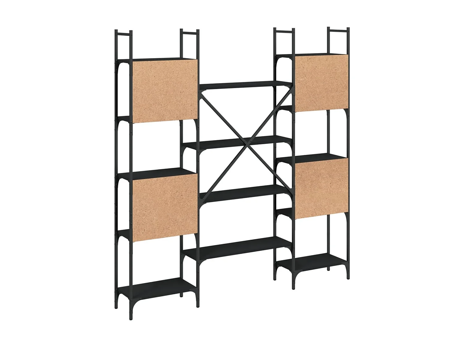 Bibliothèque chêne marron 102x28x172 cm bois d'ingénierie