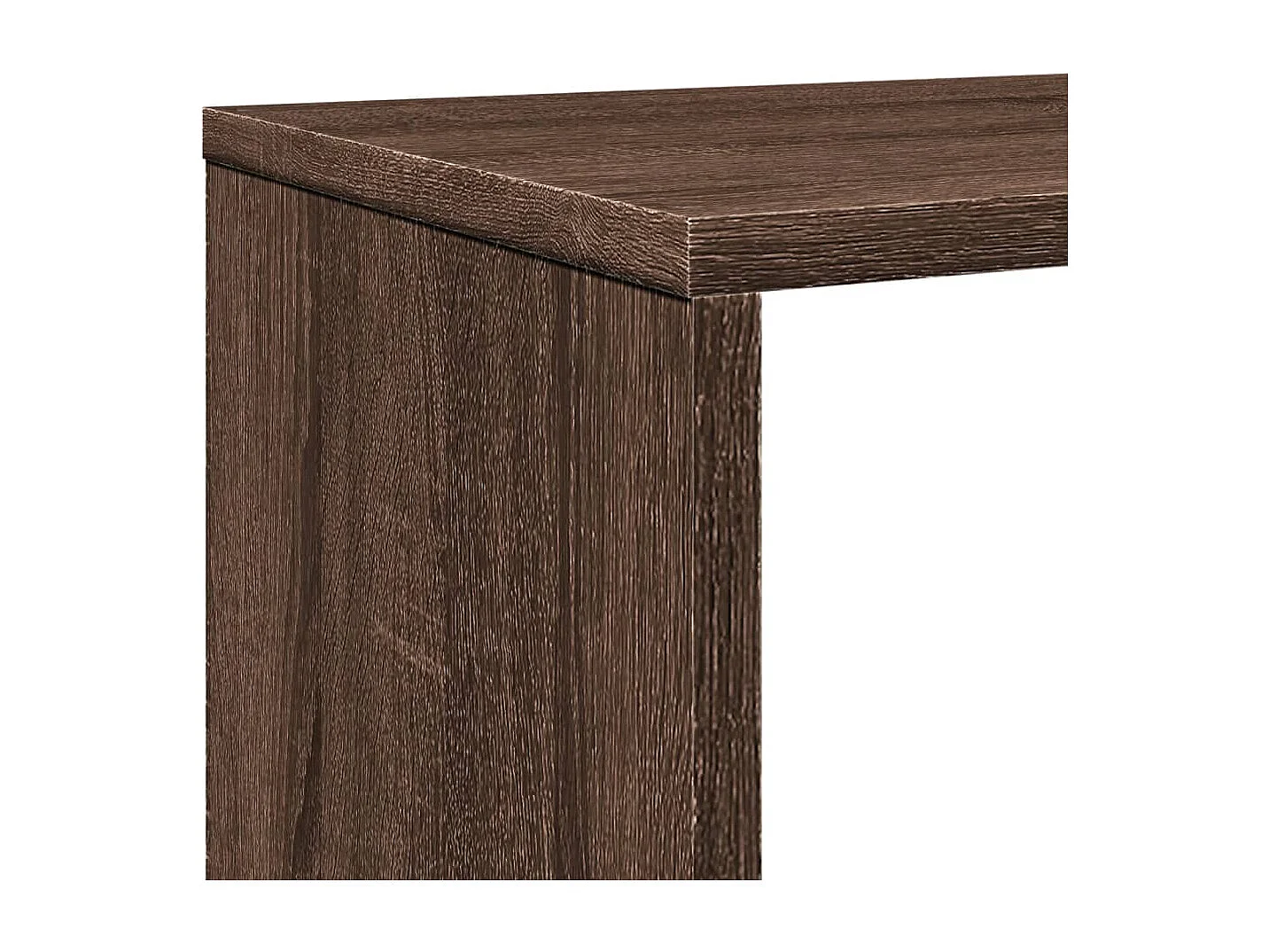 Bibliothèque chêne marron 40x24x76 cm bois d'ingénierie