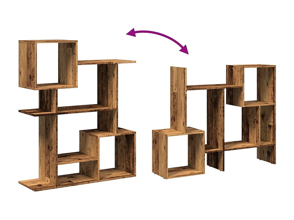 Étagère séparatrice de pièce sonoma gris 92x29x112 cm