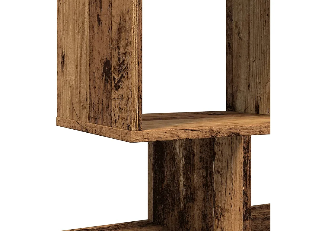 Étagère séparatrice de pièce sonoma gris 92x29x112 cm