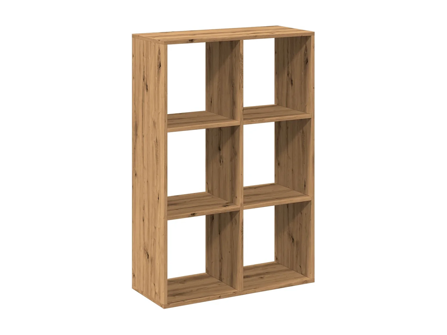 Librería divisora madera roble artisan 69,5x29x103,5 cm