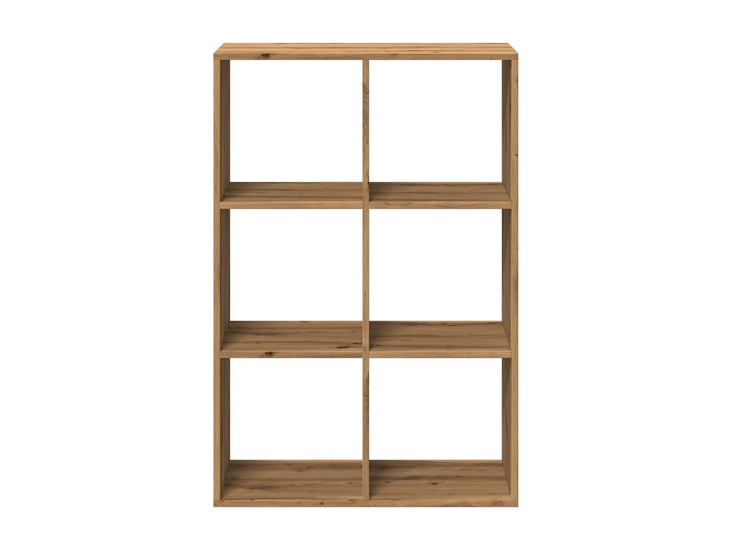 Librería divisora madera roble artisan 69,5x29x103,5 cm
