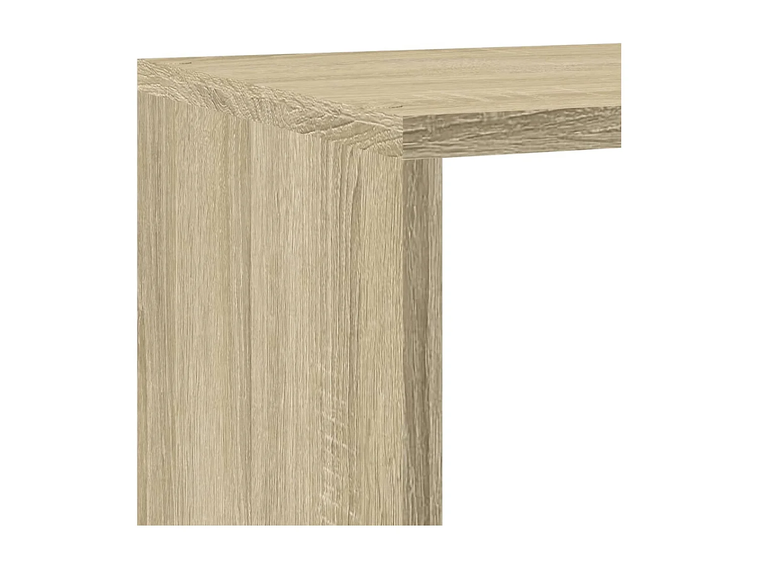 Bibliothèque gris béton 40x30x114 cm bois d'ingénierie