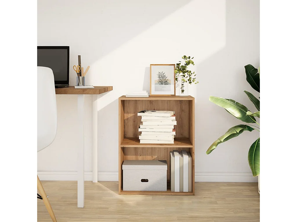 Libreria Rovere Artigianale 60x30x77 cm in Legno Multistrato