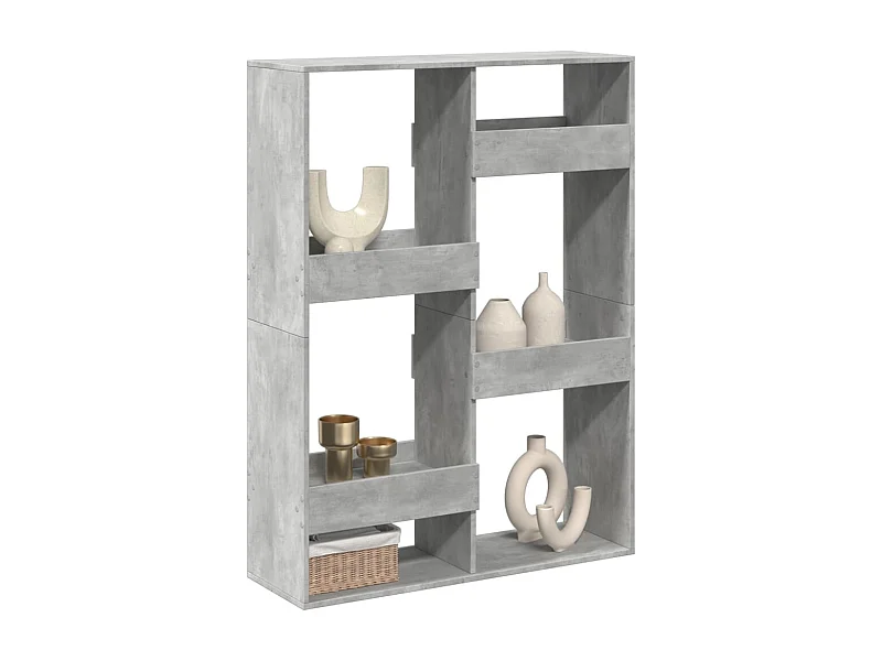 Divisorio Grigio Cemento 100x33x135 cm in Truciolato