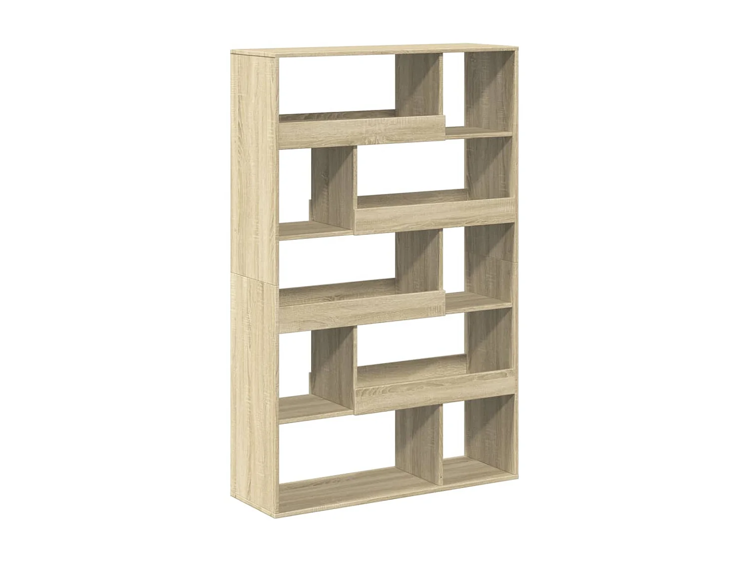 Bibliothèque/Séparateur de pièce gris béton 100x33x94,5 cm