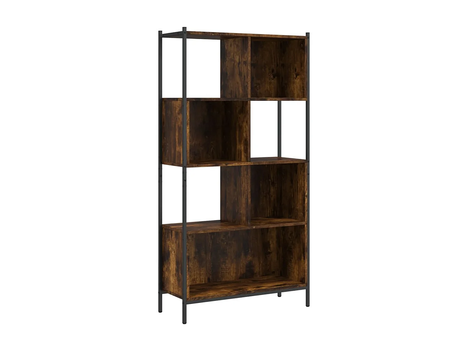 Bibliothèque à 5 niveaux chêne sonoma 60,5x24x166,5 cm