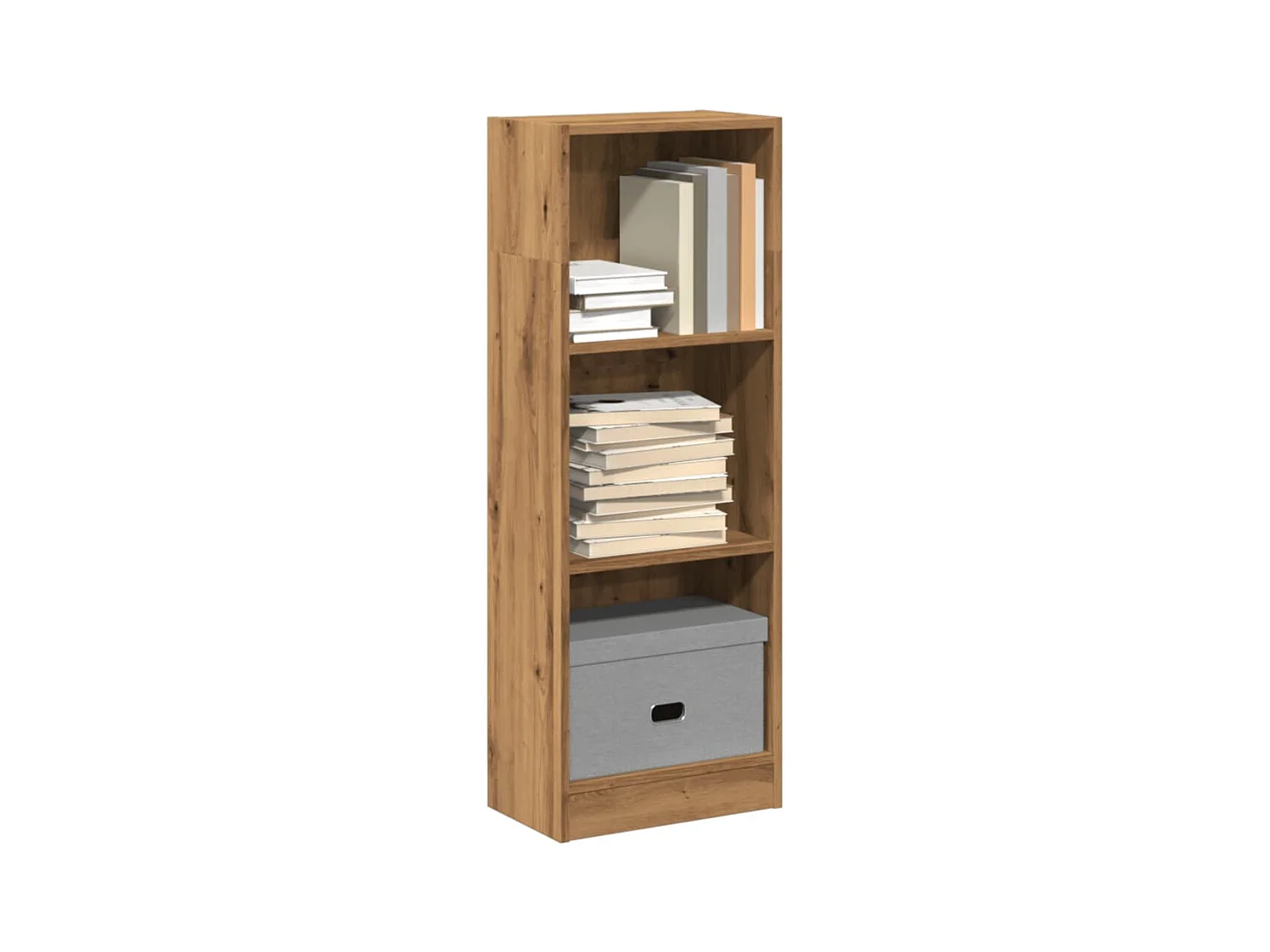 Libreria Rovere Artigianale 40x24x109 cm in Legno Multistrato