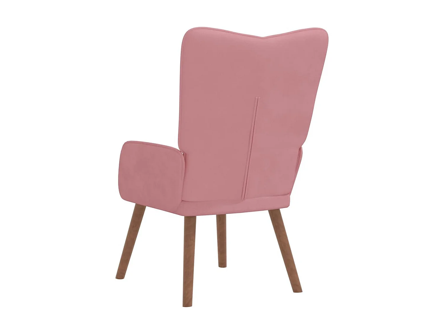 Chaise de relaxation Rose Velours