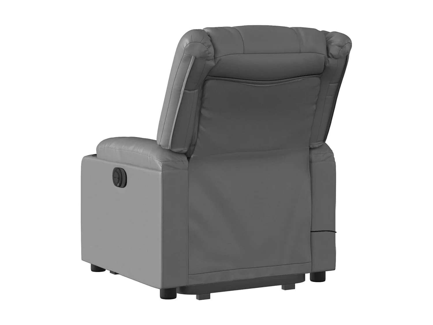 Fauteuil inclinable de massage Gris Similicuir