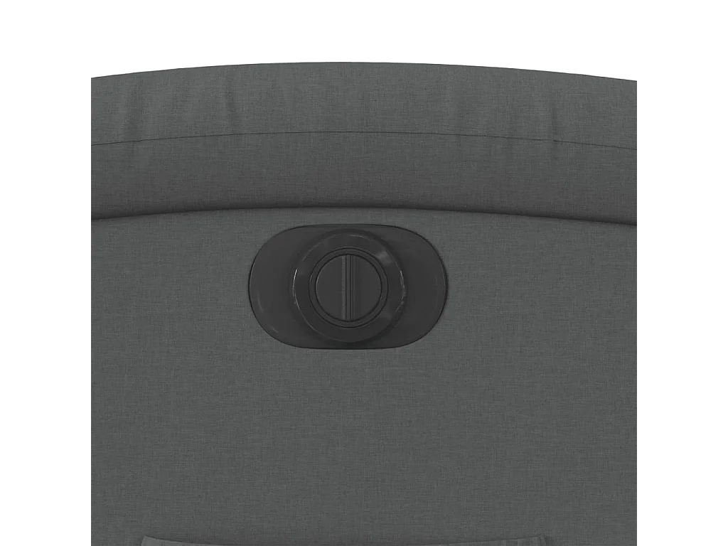 Fauteuil inclinable électrique gris foncé tissu