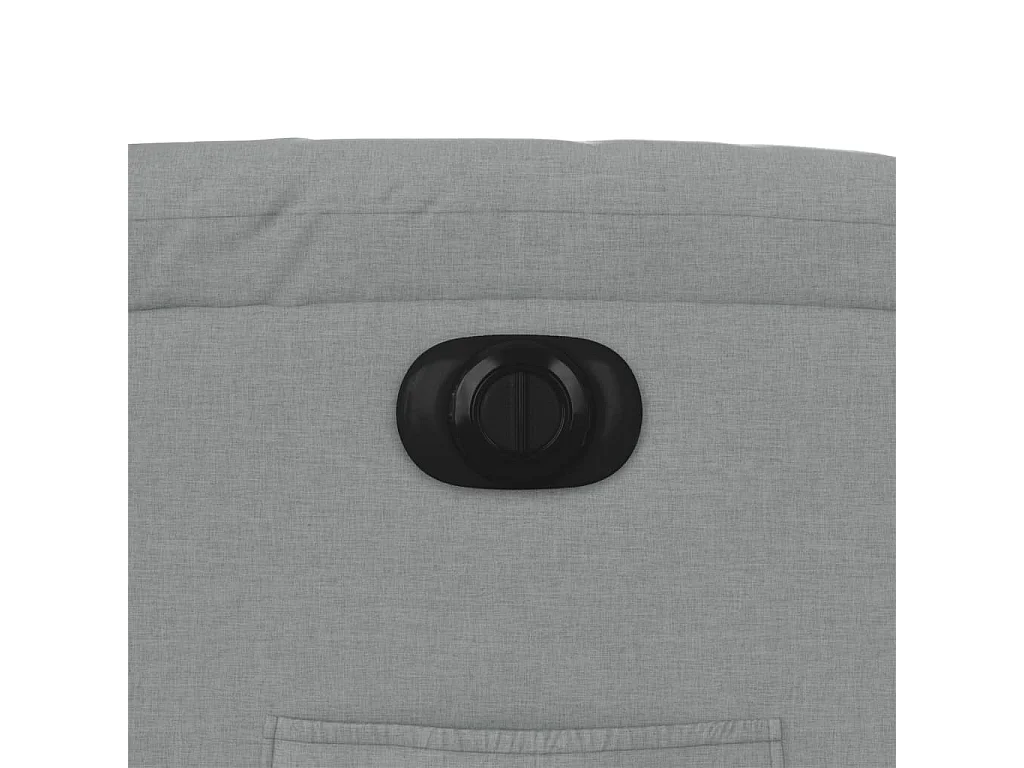 Fauteuil inclinable électrique Gris clair Tissu