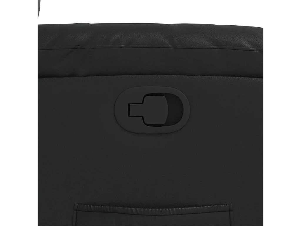 Fauteuil inclinable Noir Similicuir
