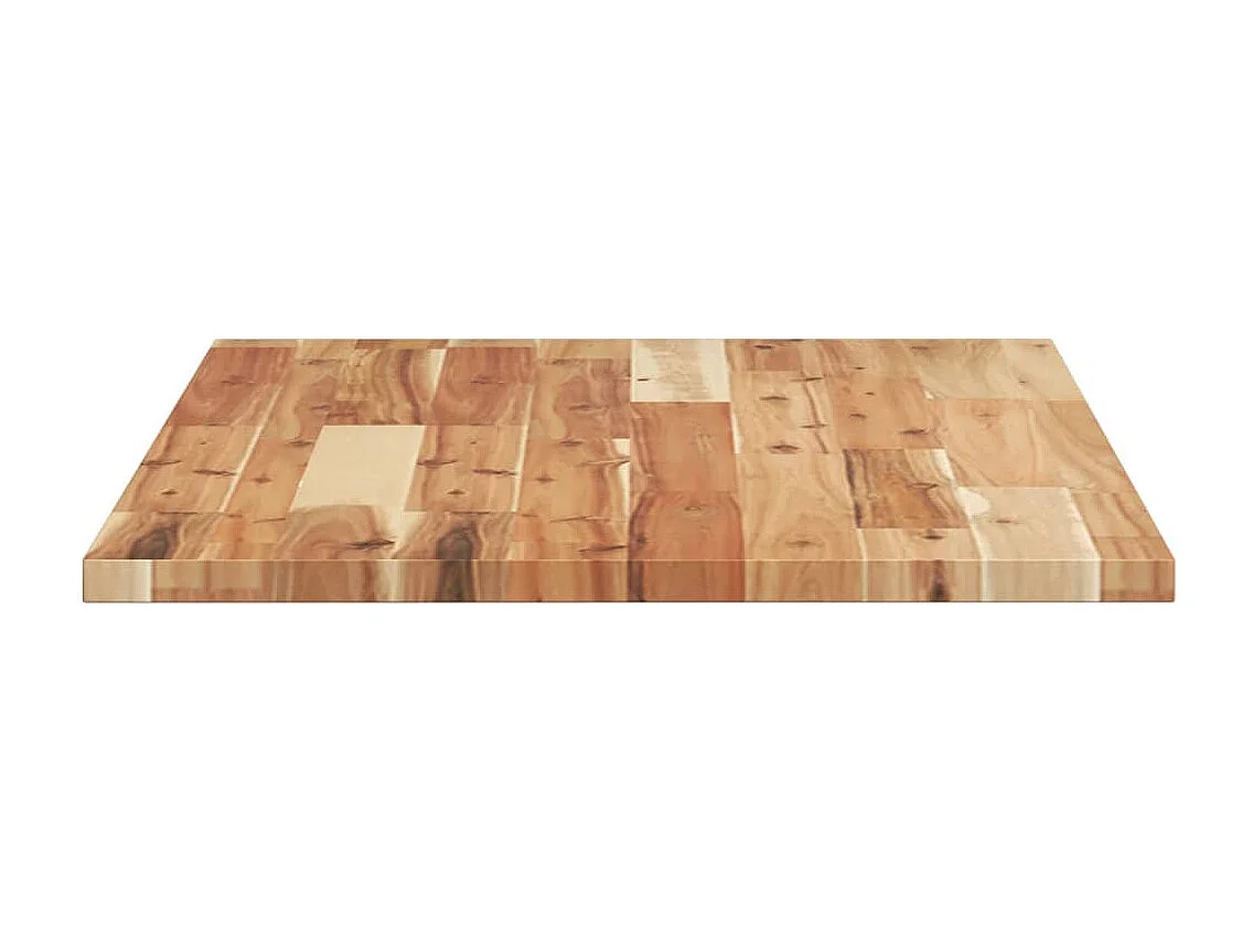 Encimera tocador baño madera acacia acabado aceite 100x50x2 cm