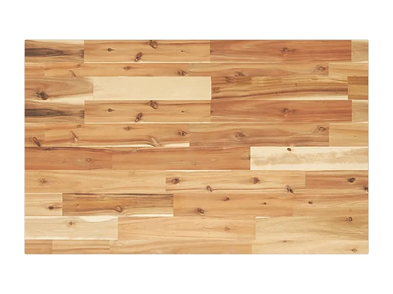 Encimera tocador baño madera acacia acabado aceite 100x50x2 cm